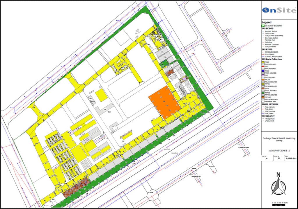 OnSite IAS map